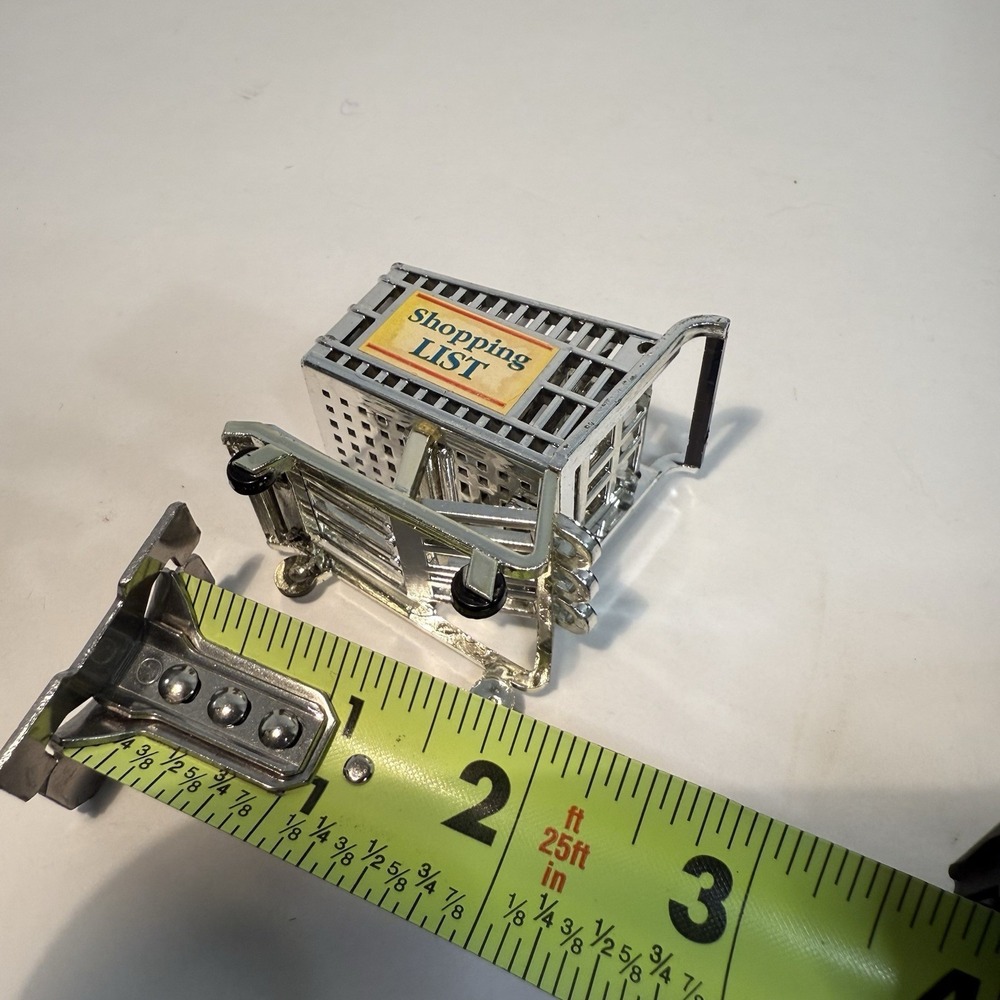 Super Market Shopping Cart Plastic‎ 3-D Vintage Magnet 2 x 2 x 1 inch - Picture 4 of 4